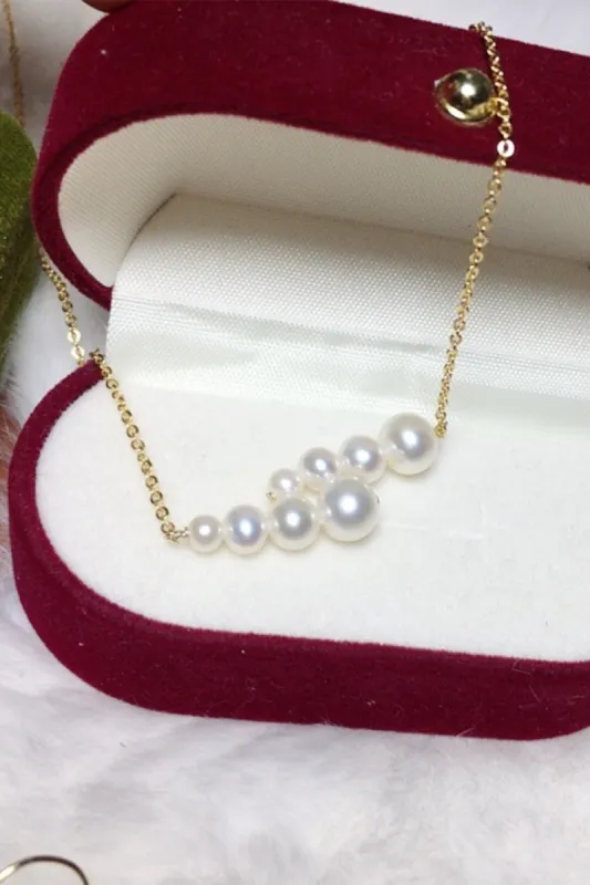 Pearl White Necklace sold by Zapaka