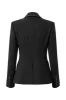Sparkly Black Notched Lapel Rhinestones Women Party Blazer sold by Zapaka