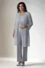 Light Grey 2 Piece Lace Mother of Bride Pant Suits sold by Zapaka