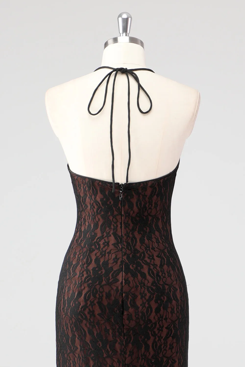 Black Spaghetti Straps Spaghetti Straps Formal Dress sold by Zapaka product image thumbnail 5