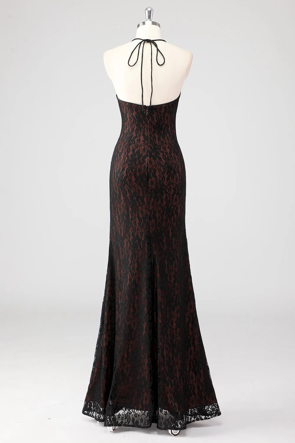 Black Spaghetti Straps Spaghetti Straps Formal Dress sold by Zapaka product image thumbnail 2