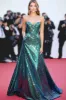 Sparkly Dark Green A Line Sweetheart Gala Dress sold by Zapaka