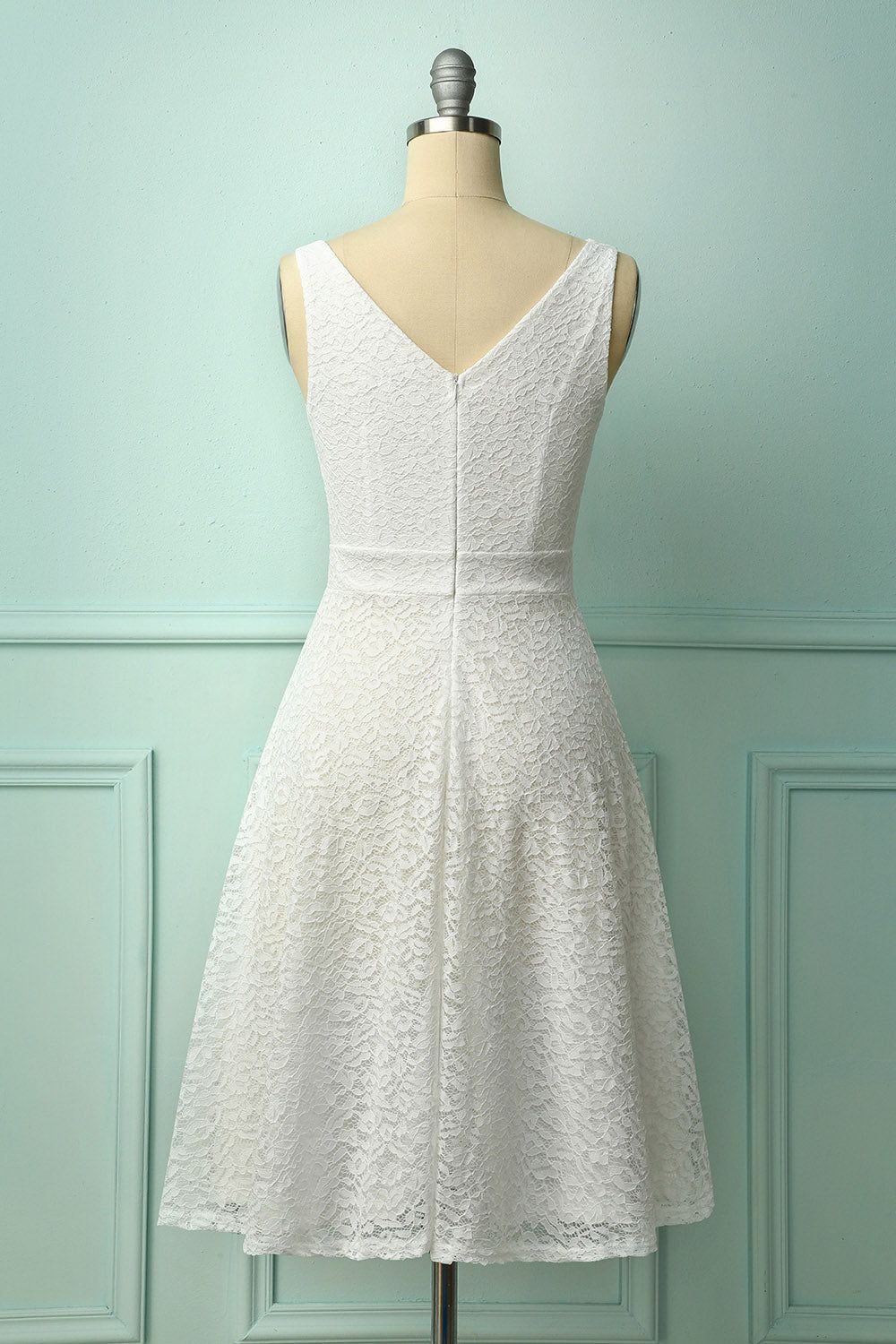 Lace White Dress sold by Zapaka product image thumbnail 2