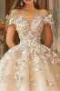 Champagne Ball Gown Off The Shoulder Appliqued Tulle Quinceanera Dress sold by Zapaka