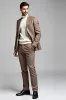 Khaki Notched Lapel 2 Pieces Men's Suits sold by Zapaka