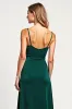Pine A Line Spaghetti Straps Bridesmaid Dress sold by Zapaka
