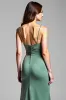 Sheath Eucalyptus Spaghetti Straps Bridesmaid Dress sold by Zapaka
