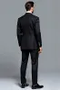 Black Peak Lapel Stripe 3 Pieces Men's Party Suits sold by Zapaka