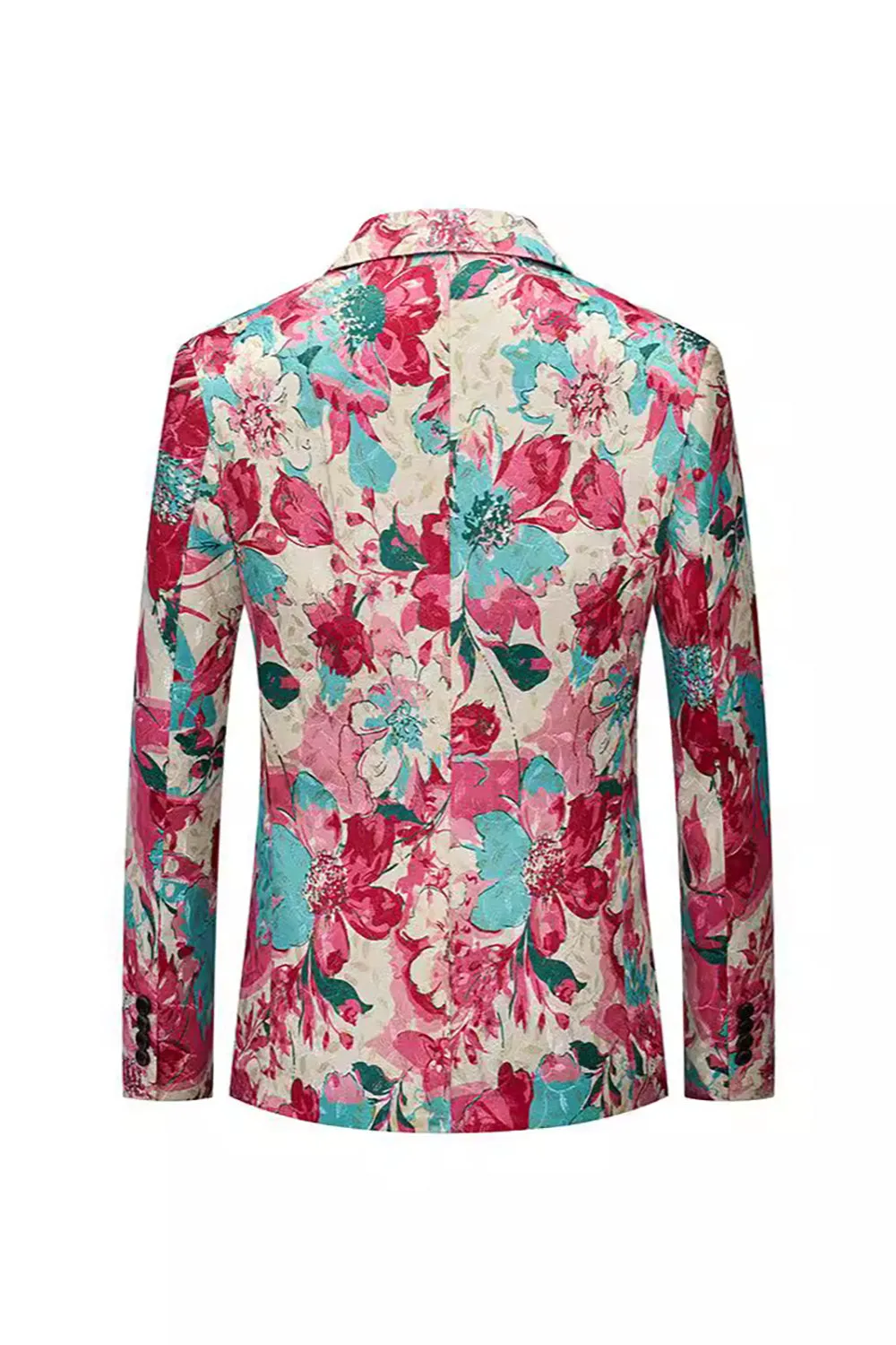 Floral Colourful Notched Lapel Men's Blazer sold by Zapaka product image thumbnail 2
