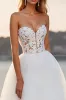 Lace Strapless A Line Tulle Ivory Wedding Dress sold by Zapaka