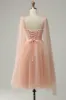 A Line Blush Sweetheart Midi Formal Dress sold by Zapaka
