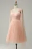 A Line Blush Sweetheart Midi Formal Dress sold by Zapaka
