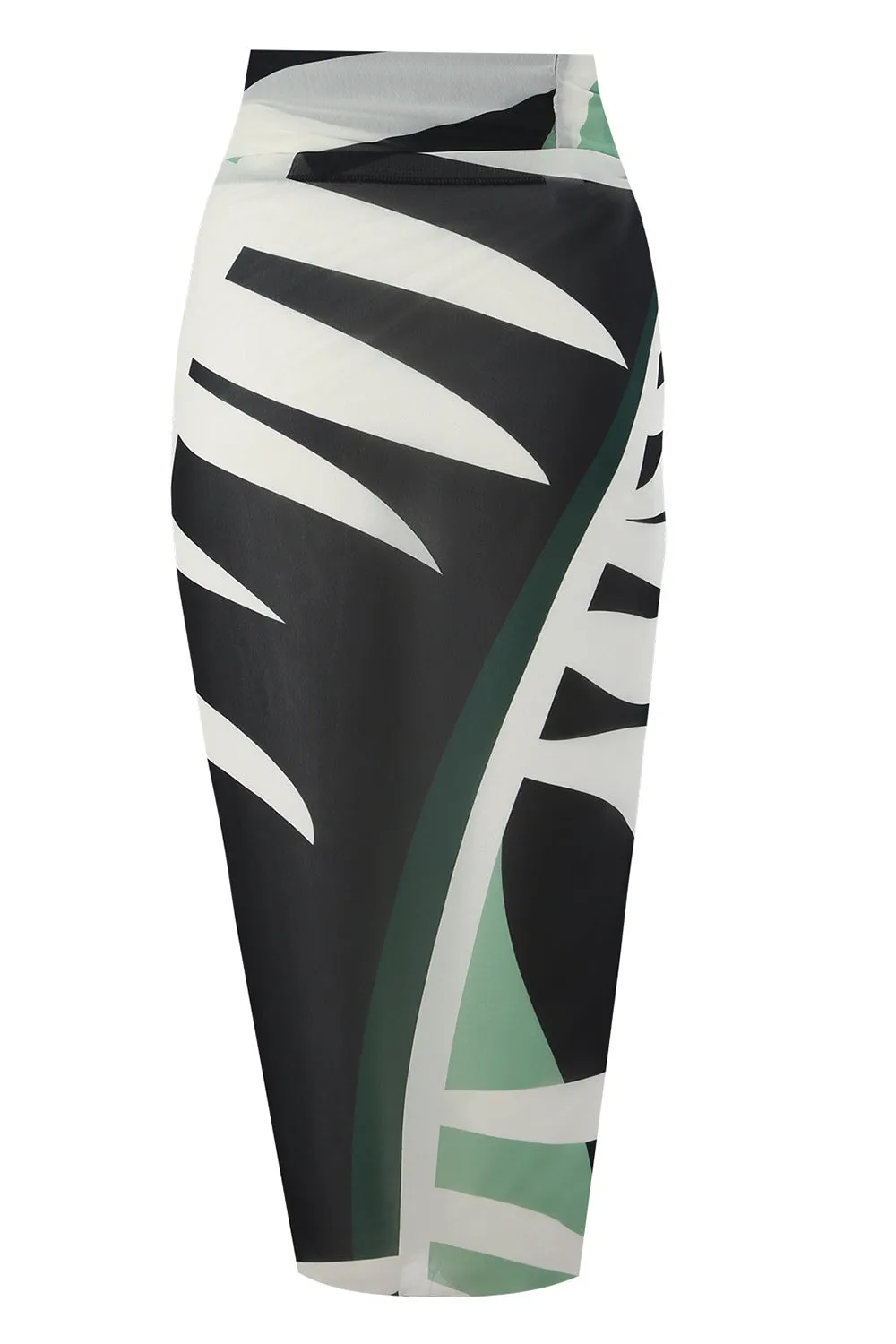 Dusty Green One Piece Cut Out Beach Swimwear sold by Zapaka product image thumbnail 5