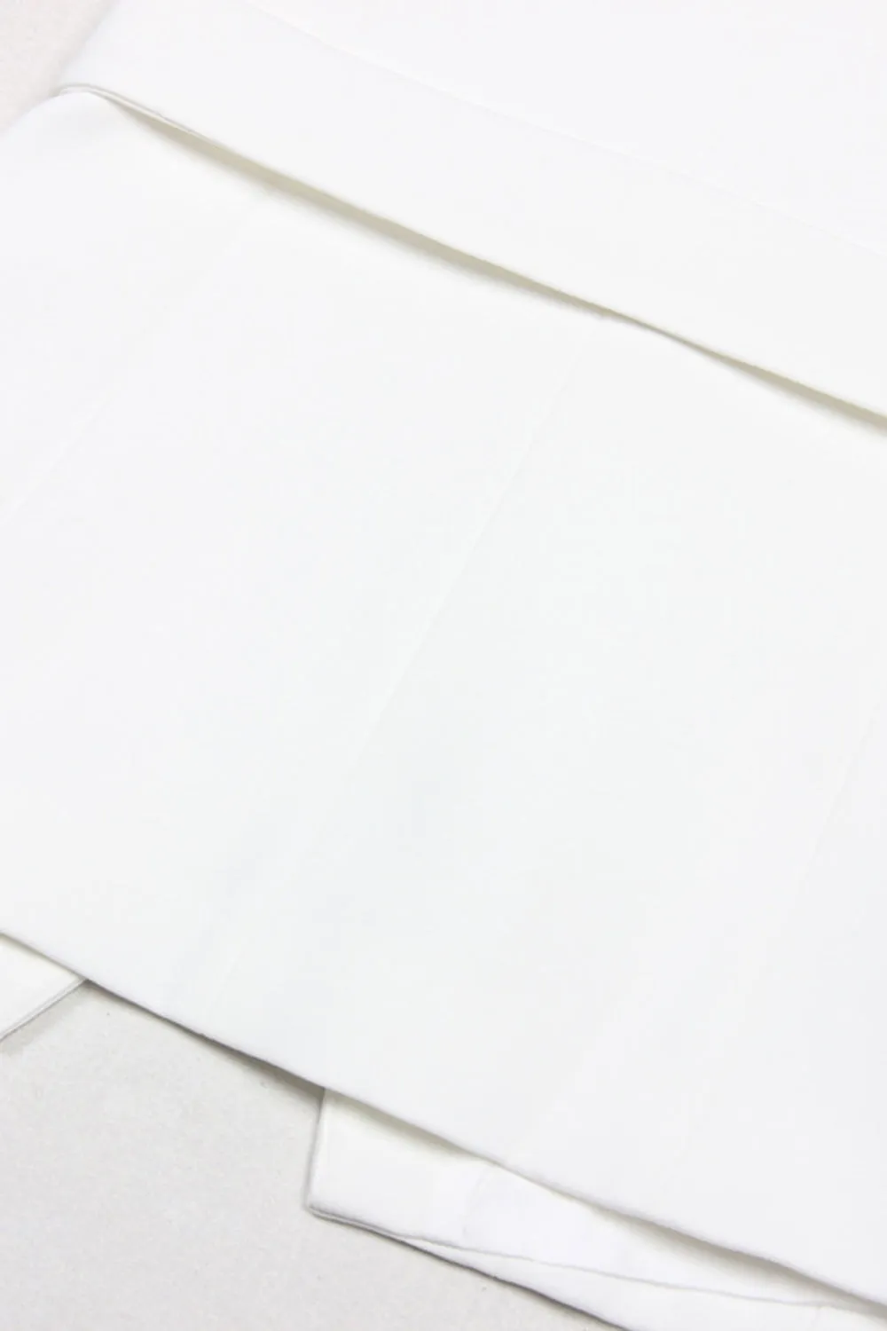 White Peak Lapel Sleeveless Satin Women Blazer sold by Zapaka product image thumbnail 3