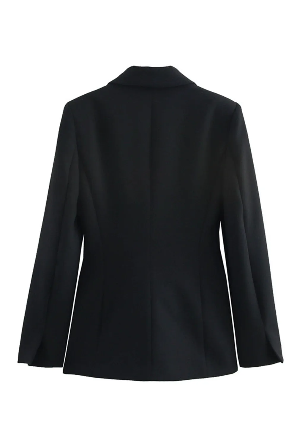 Black 2-Piece Notched Lapel Women Prom Suits sold by Zapaka product image thumbnail 4