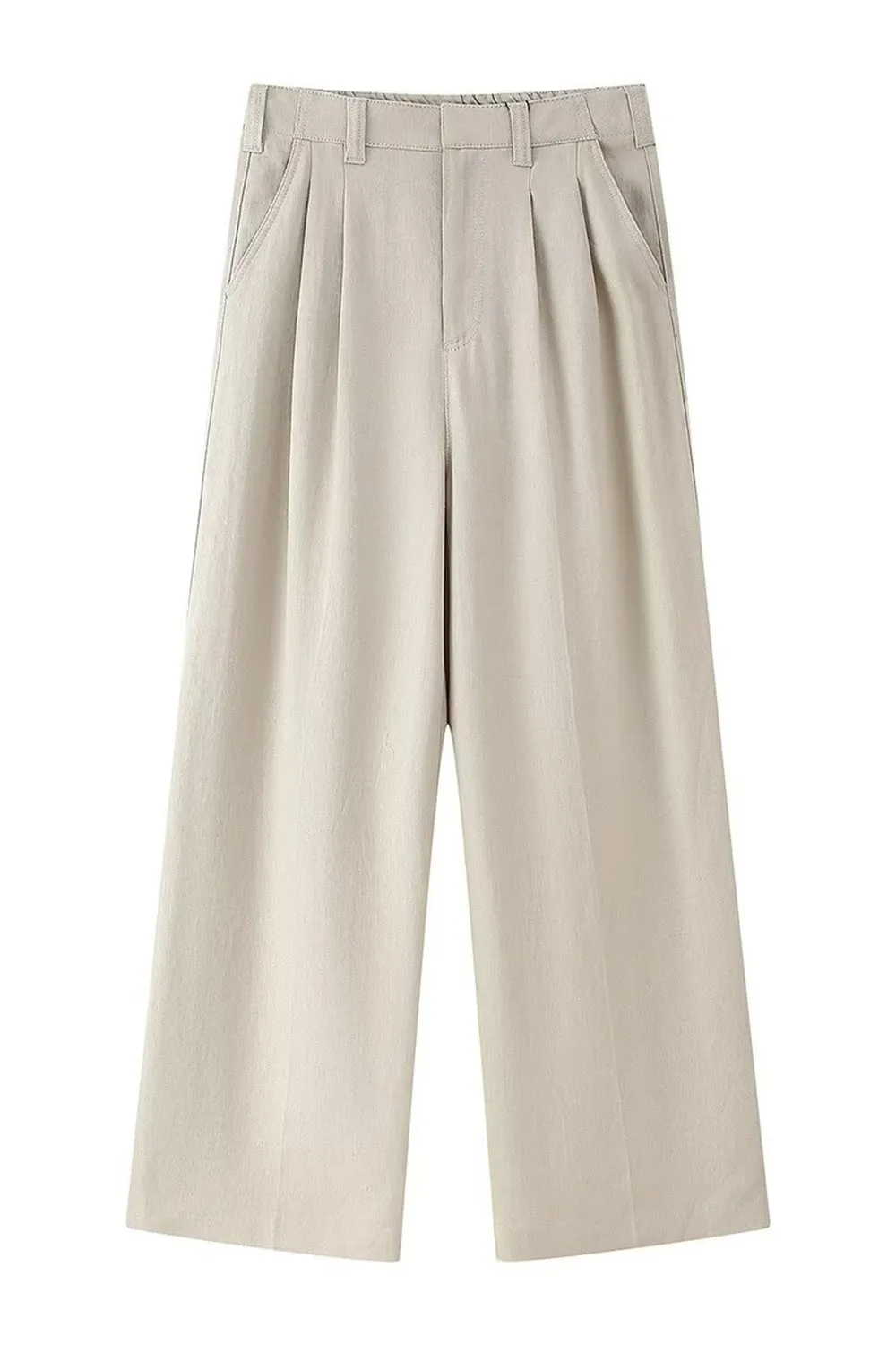 Khaki 2-Piece Peak Lapel Sleeveless Women Prom Suits sold by Zapaka product image thumbnail 4