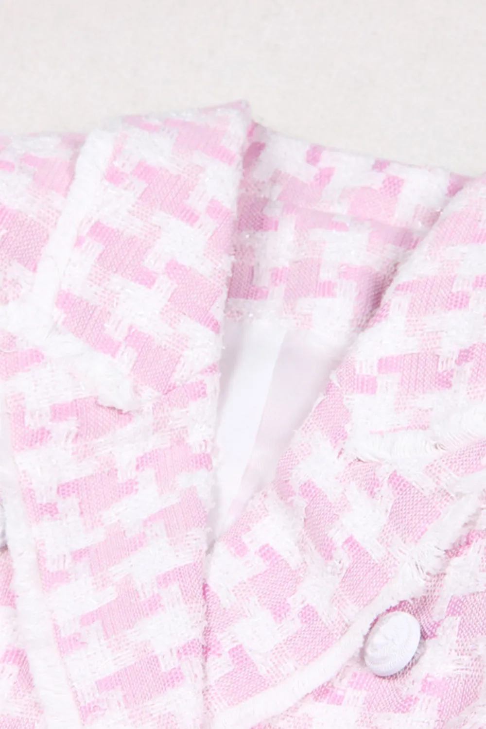 Pink 2-Piece Peak Lapel Double Breasted Women Prom Suits with Pockets sold by Zapaka product image thumbnail 4