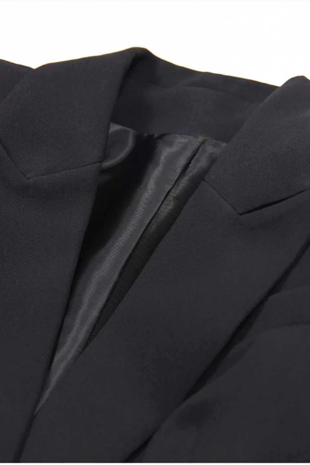 Black 2-Piece Peak Lapel Women Prom Suits sold by Zapaka product image thumbnail 2