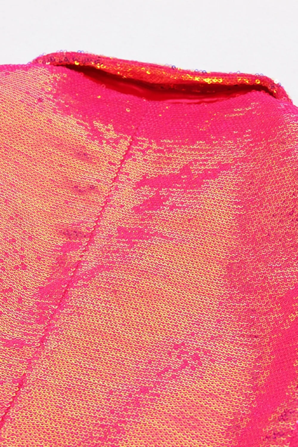 Sparkly Fuchsia 2-Piece Peak Lapel Women Suits with Pockets sold by Zapaka product image thumbnail 3