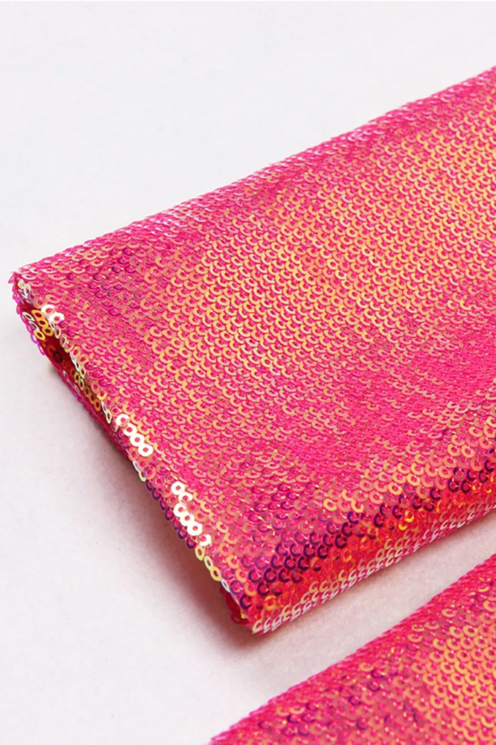 Sparkly Fuchsia 2-Piece Peak Lapel Women Suits with Pockets sold by Zapaka product image thumbnail 4