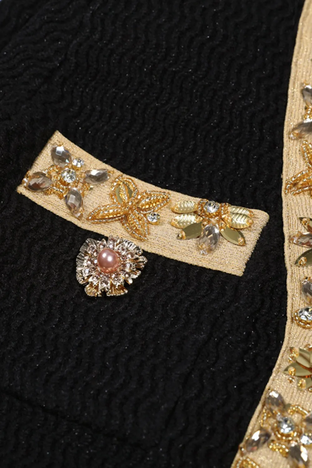 Black 2-Piece Women Suits with Rhinestones sold by Zapaka product image thumbnail 5