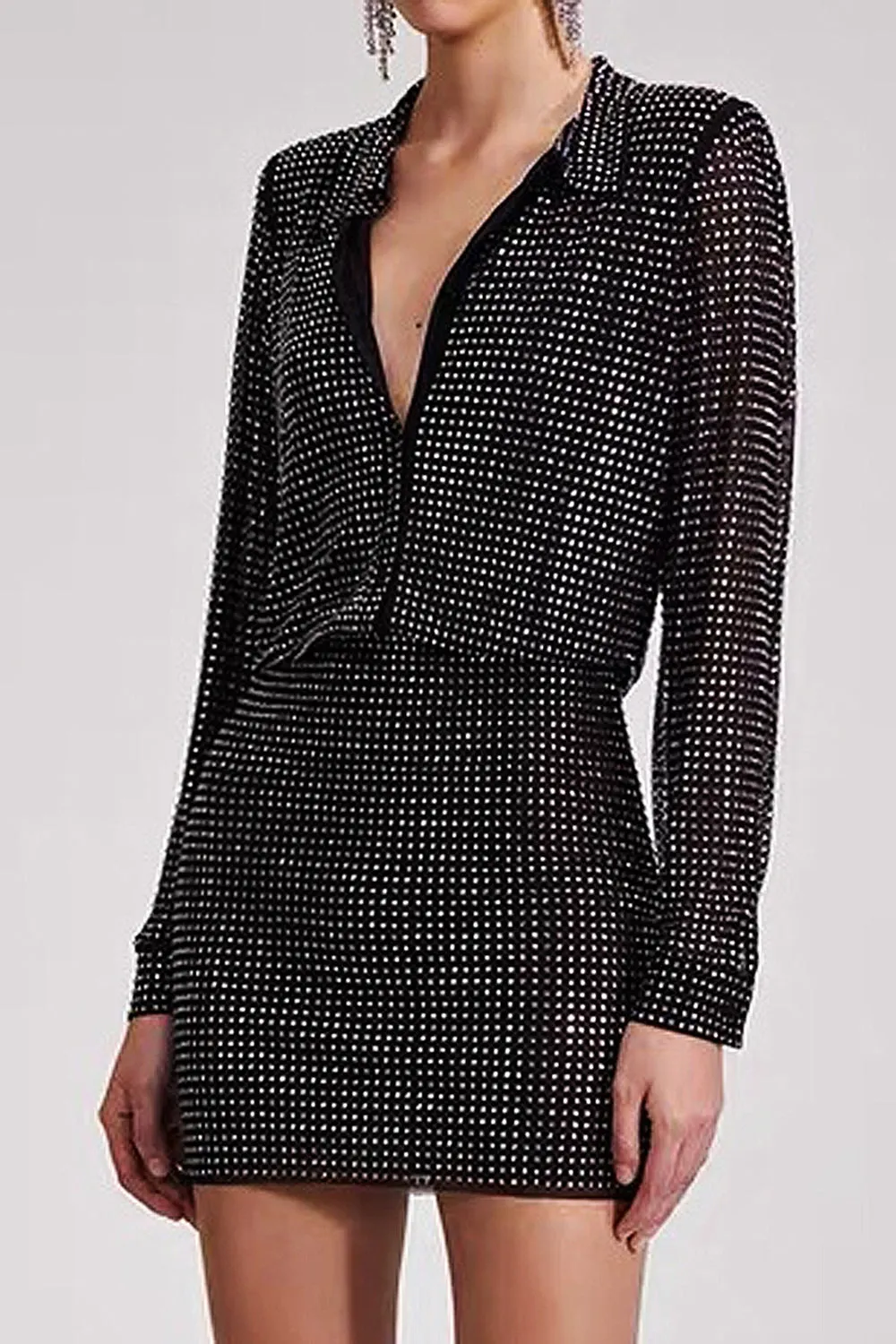 Sparkly Black 2-Piece Women Suits sold by Zapaka product image thumbnail 2