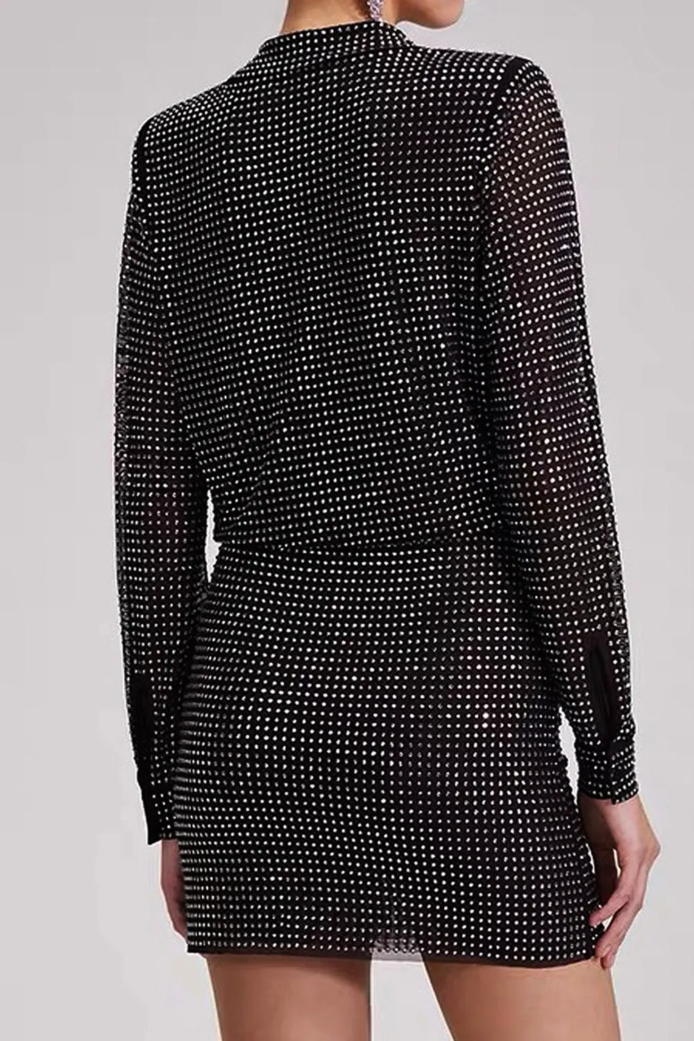 Sparkly Black 2-Piece Women Suits sold by Zapaka product image thumbnail 3