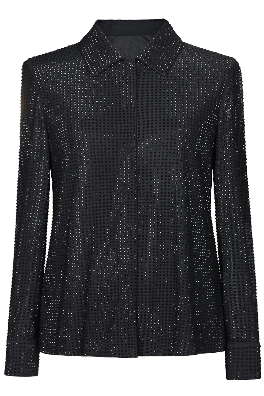 Sparkly Black 2-Piece Women Suits sold by Zapaka product image thumbnail 4