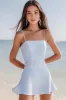 Chiffon A Line Sky Blue Summer Dress sold by Zapaka