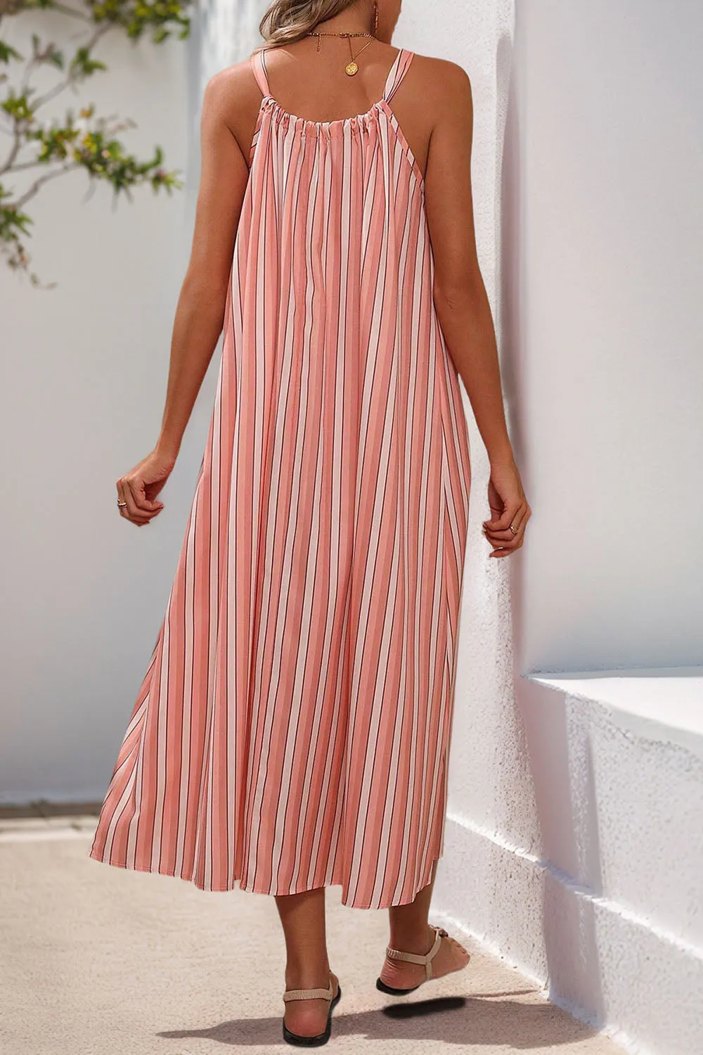 Blush A Line Spaghetti Strapless Summer Dress sold by Zapaka product image thumbnail 2