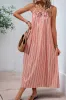 Blush A Line Spaghetti Strapless Summer Dress sold by Zapaka