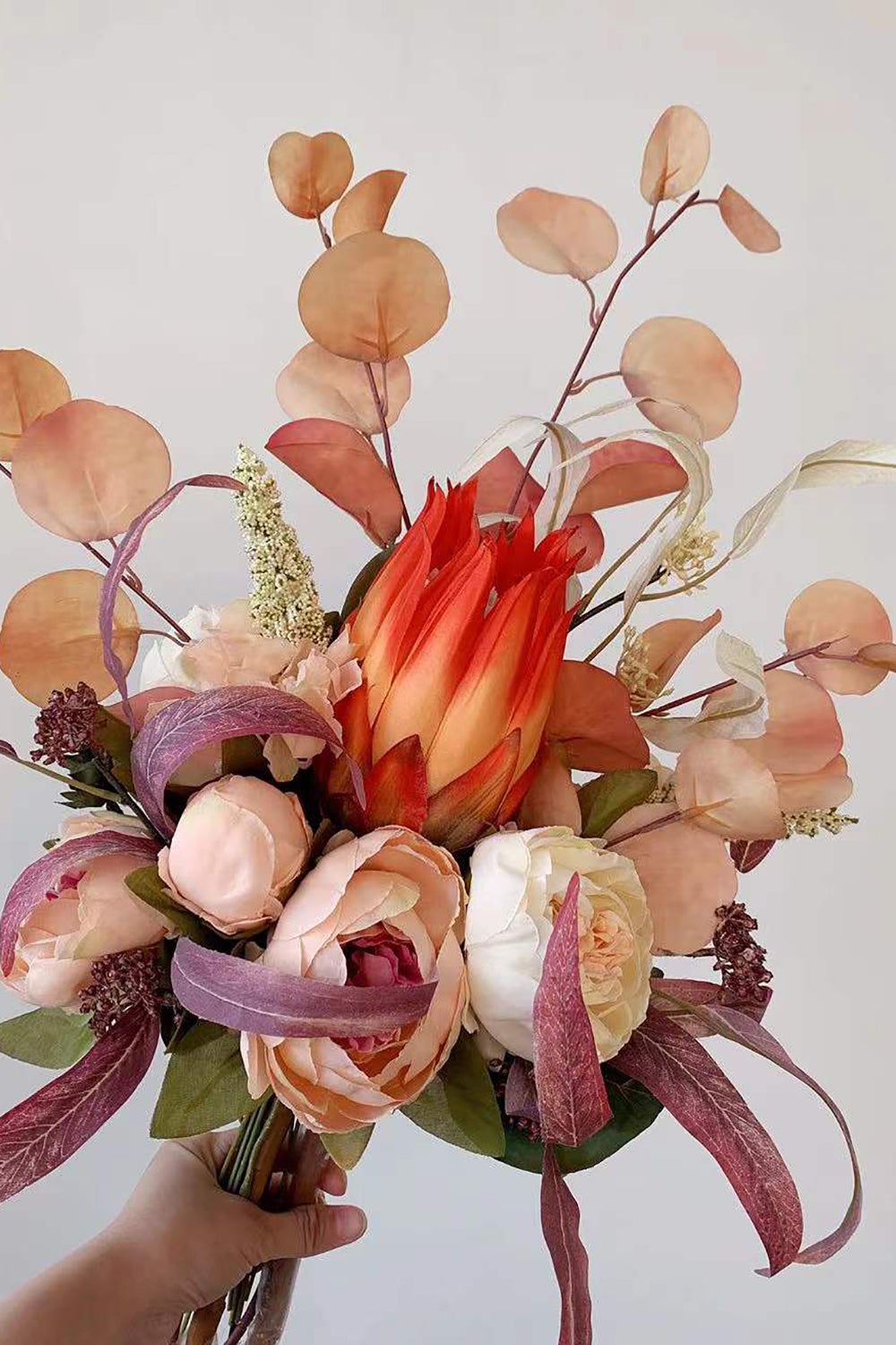 Rust Orange Bridal Bouquet sold by Zapaka