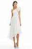 One Shoulder A Line Midi Graduation Dress With 3D Flower sold by Zapaka