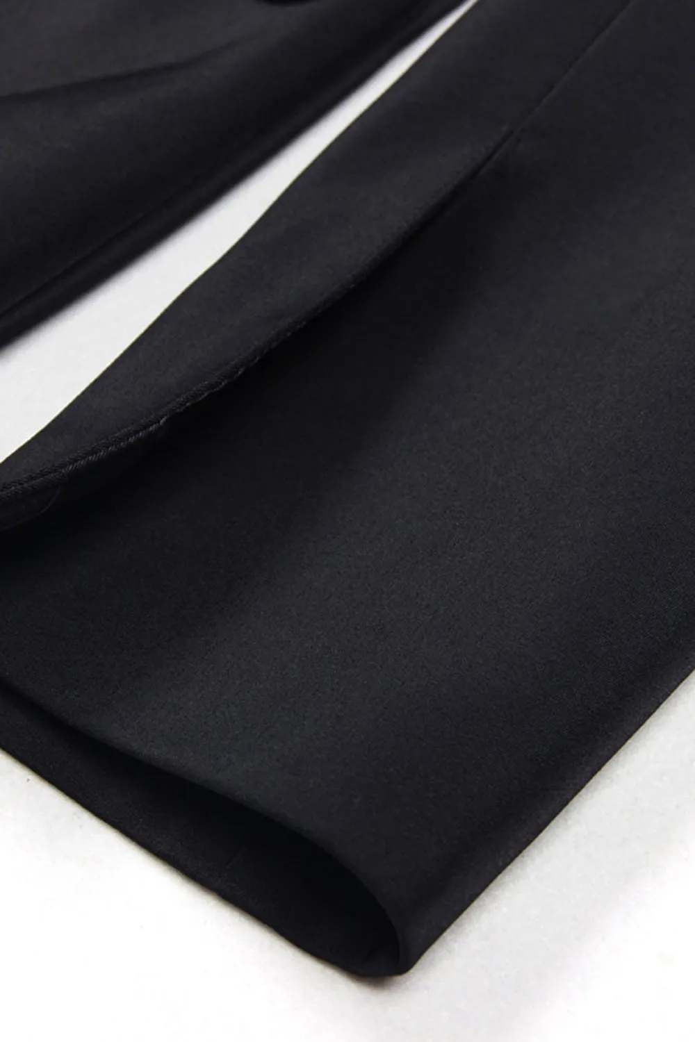 Sparkly Black Peak Lapel Single Breasted Women Prom Blazer with Rhinestones sold by Zapaka product image thumbnail 5