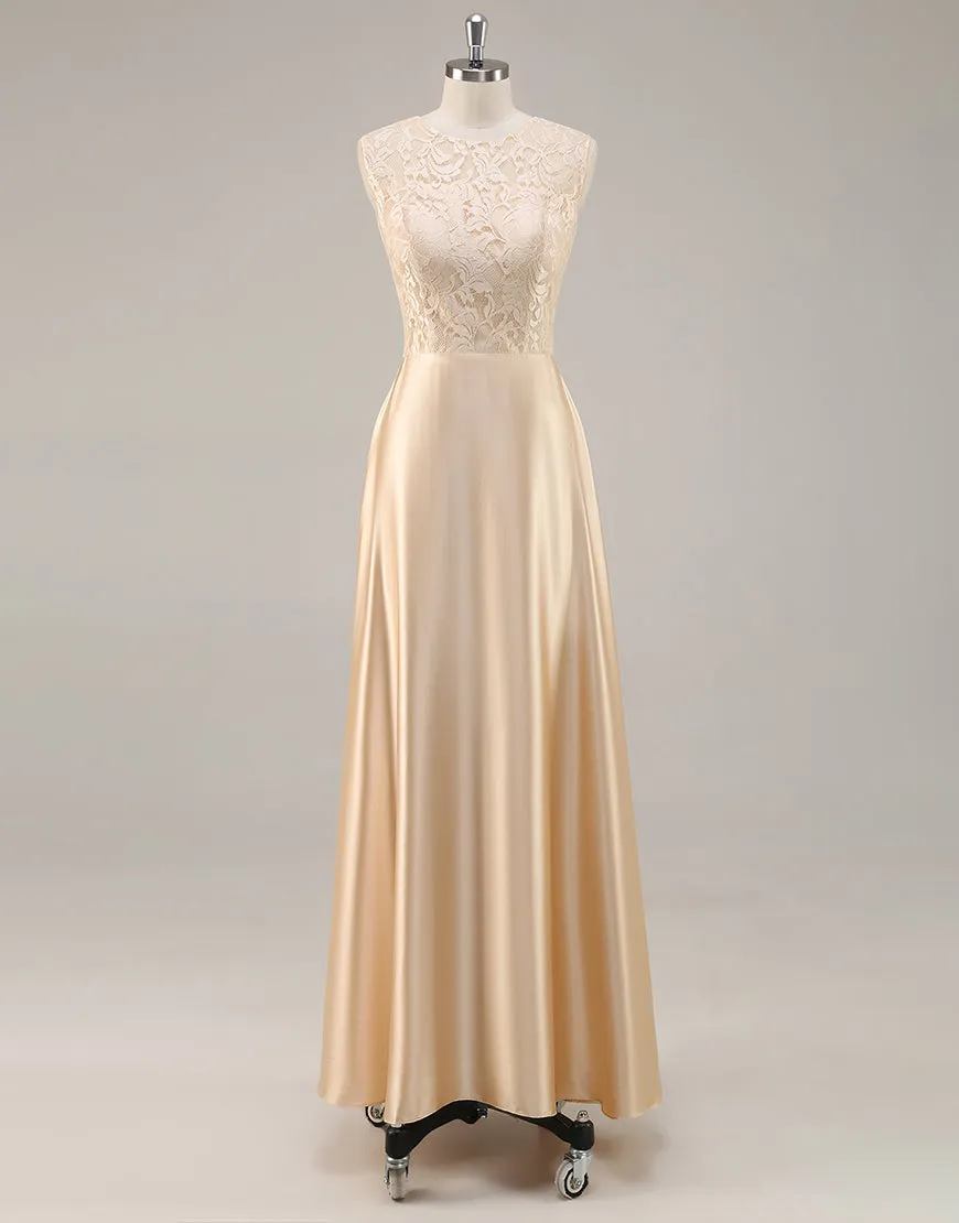 Long Sleeve Champagne A Line Two Piece Mother Of The Bride Dress sold by Zapaka product image thumbnail 4