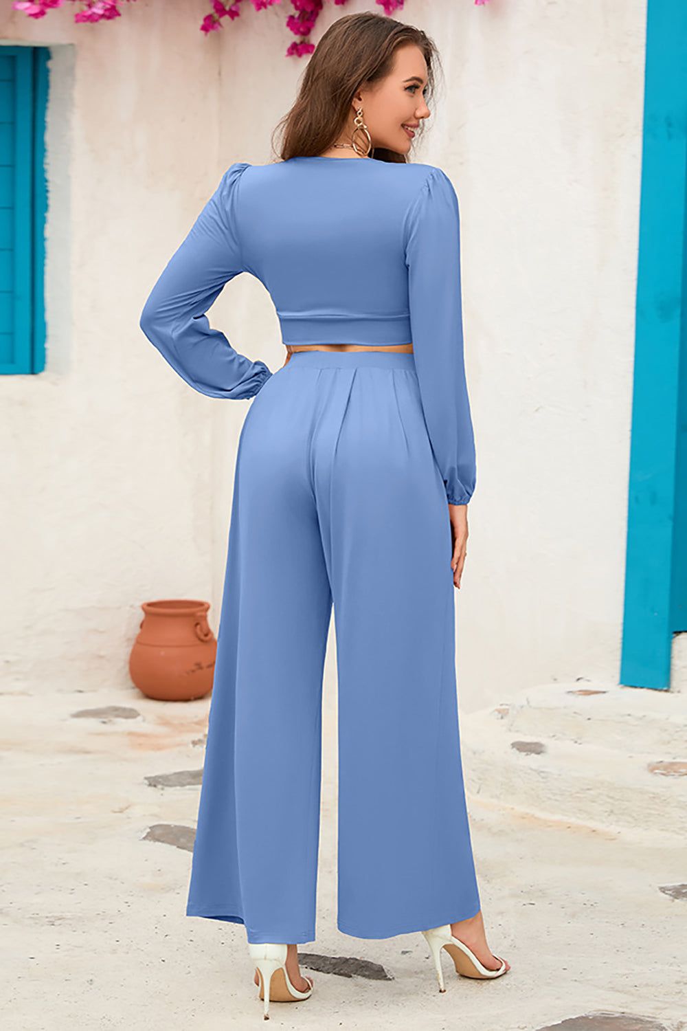 Blue 2 Piece Outfits with Pockets sold by Zapaka product image thumbnail 2
