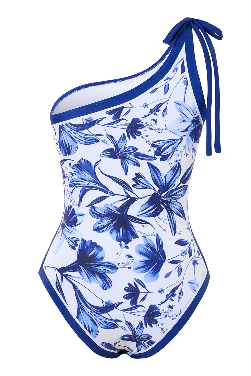 Blue Print One Shoulder Swimwear sold by Zapaka product image thumbnail 2