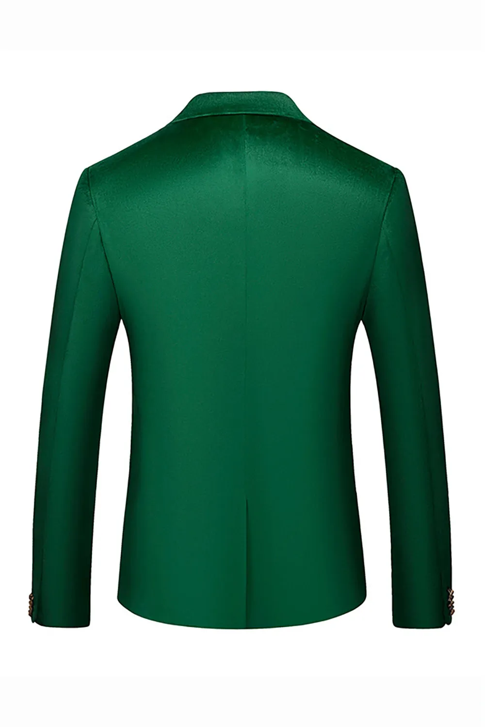 Green Peak Lapel Slim Fit One Button Men's Blazer sold by Zapaka product image thumbnail 2