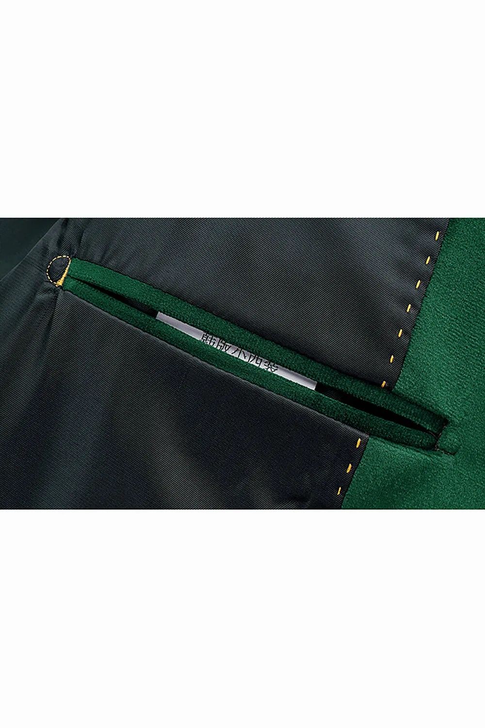 Green Peak Lapel Slim Fit One Button Men's Blazer sold by Zapaka product image thumbnail 4