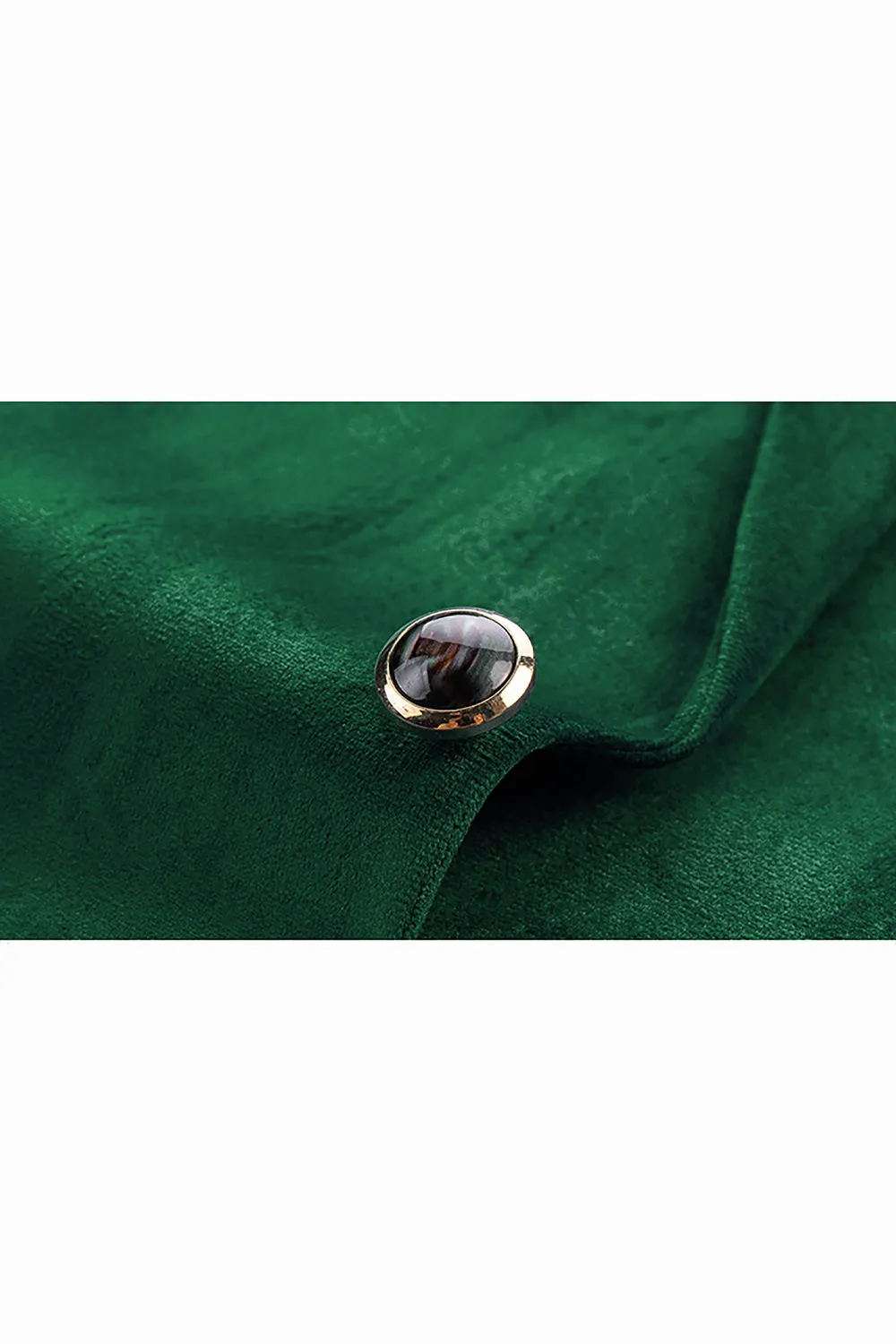 Green Peak Lapel Slim Fit One Button Men's Blazer sold by Zapaka product image thumbnail 5