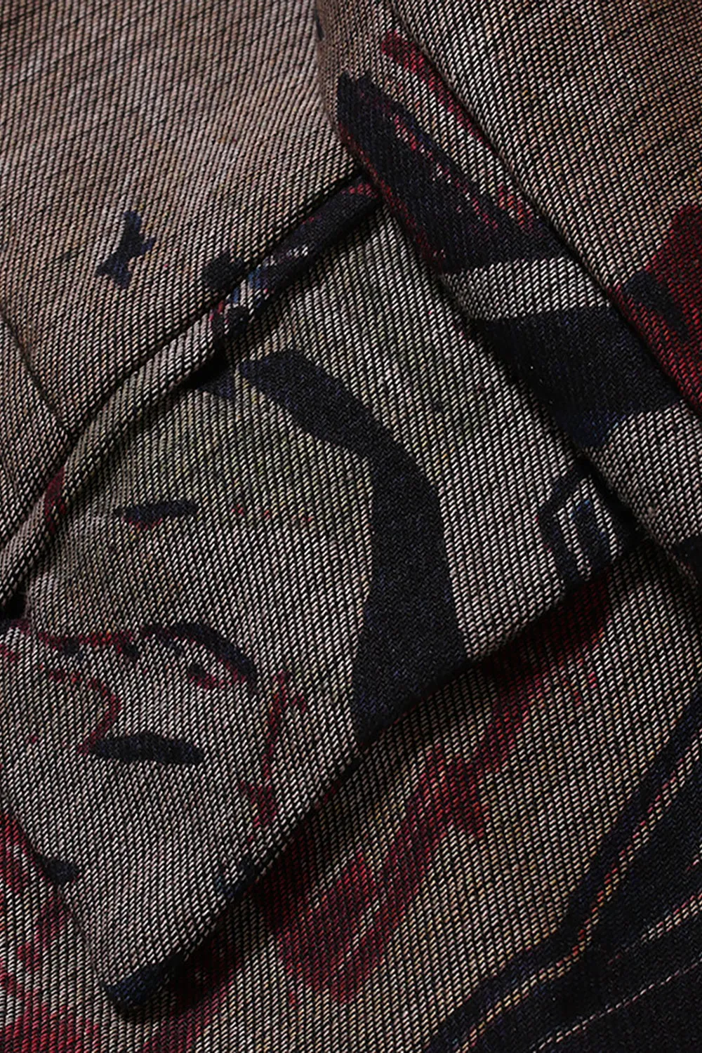 Men's Dark Coffee Notched Lapel Blazer with with Pockets sold by Zapaka product image thumbnail 4