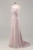One Shoulder Mermaid Long Khaki Formal Dress sold by Zapaka