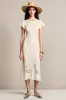 Lace Apricot A Line Wedding Guest Dress sold by Zapaka