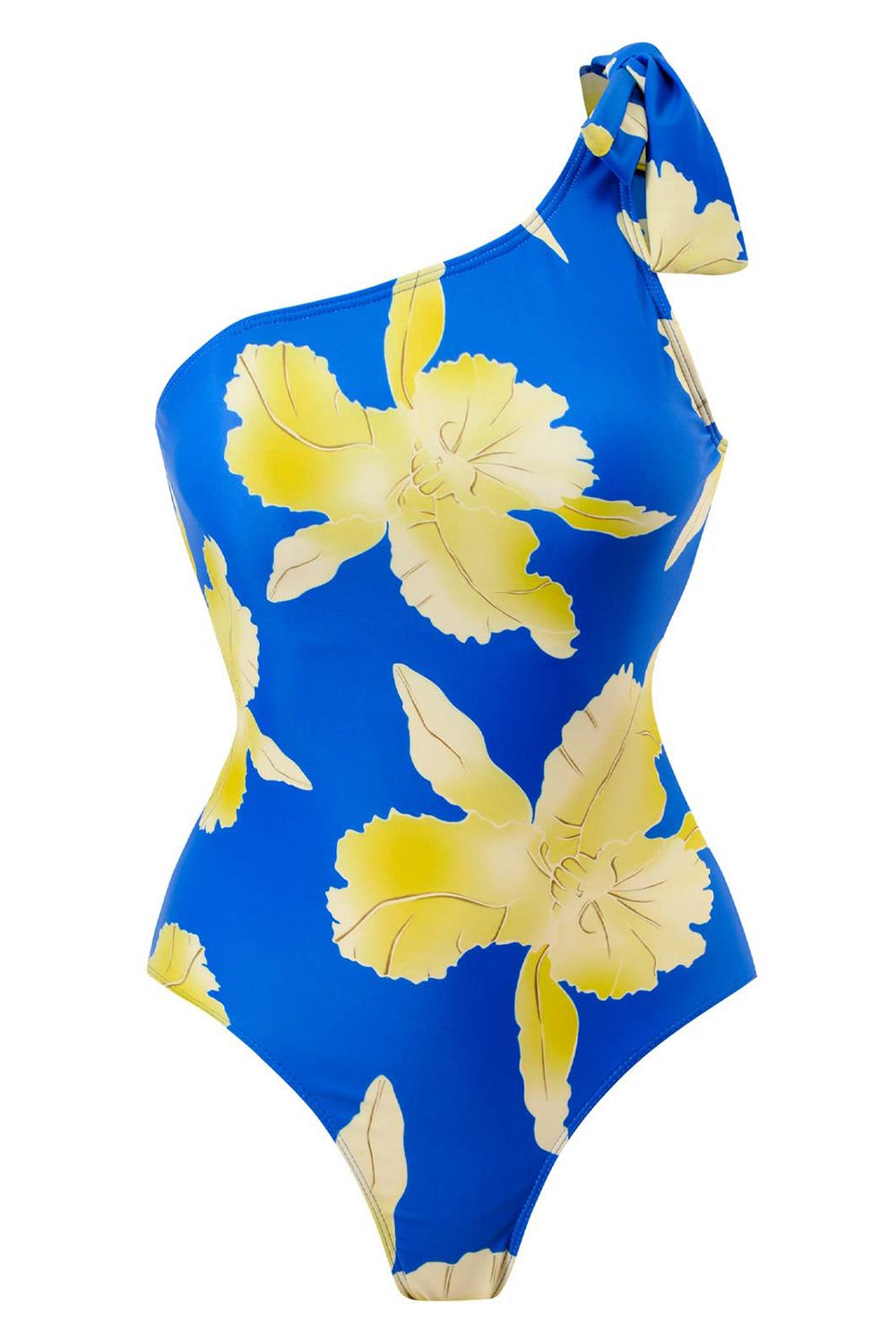 One Shoulder Green Printed High Wait Bikini Wear sold by Zapaka product image thumbnail 6