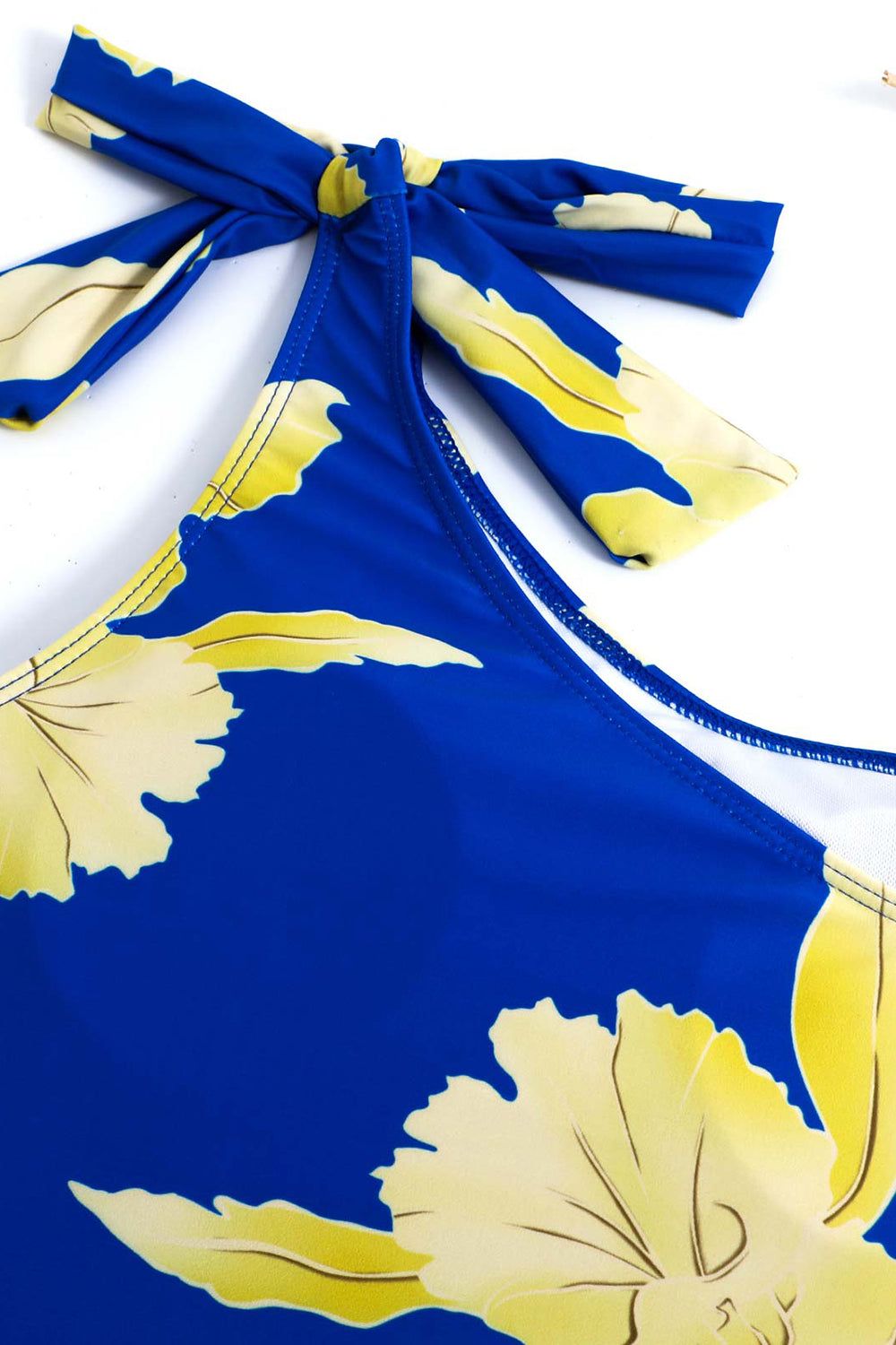 One Shoulder Green Printed High Wait Bikini Wear sold by Zapaka product image thumbnail 10