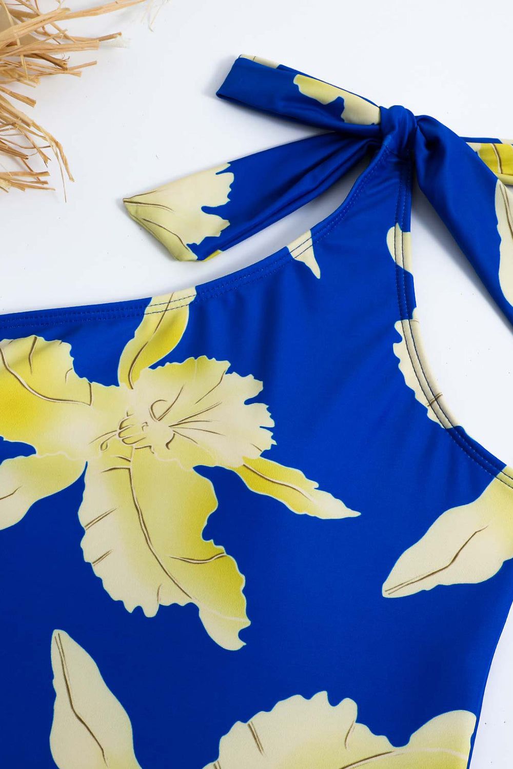 One Shoulder Green Printed High Wait Bikini Wear sold by Zapaka product image thumbnail 11