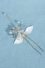 Handmade Rhinestones Pearl Flower Bridal Hair Accessories sold by Zapaka