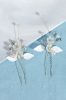 Handmade Rhinestones Pearl Flower Bridal Hair Accessories sold by Zapaka
