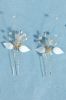 Handmade Rhinestones Pearl Flower Bridal Hair Accessories sold by Zapaka
