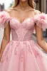 Floral Blush Short Corset Homecoming Dress with Appliques sold by Zapaka